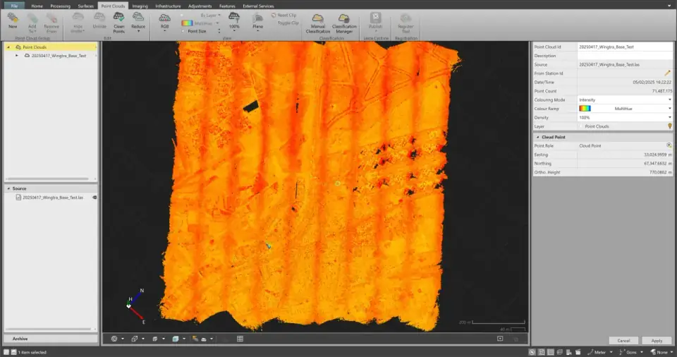 Civil 3D surface model